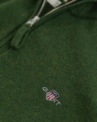 Ohut lampaanvillaneule, vetoketjukaulus