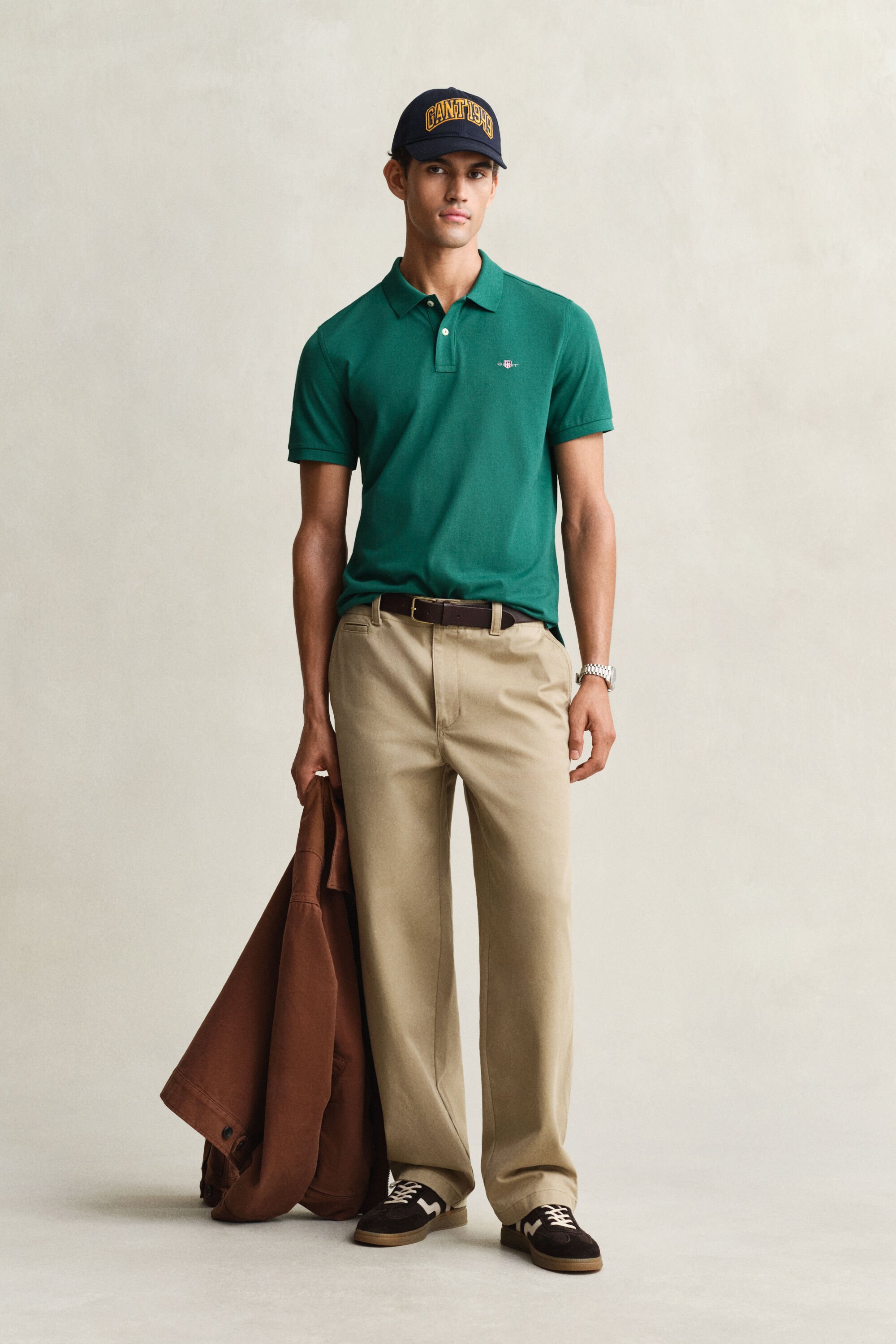 Regular fit -mitoitettu Shield-pikeepaita