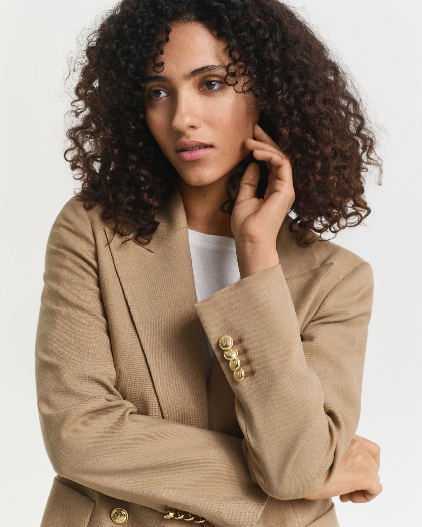 Slim fit ‑mitoitettu klubitakki