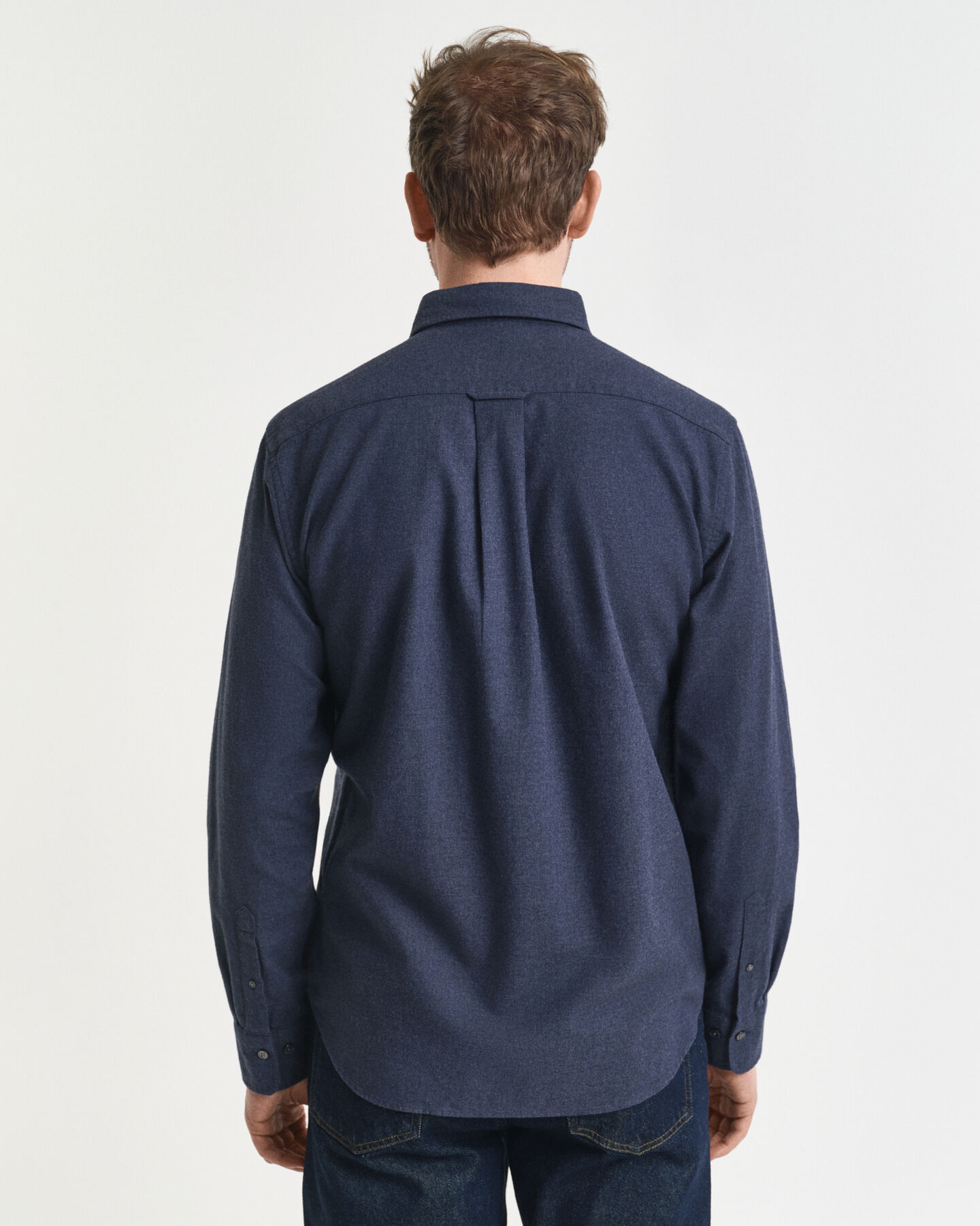 Regular fit ‑mitoitettu meleerattu flanellipaita