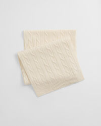 Palmikkoneulottu villahuivi