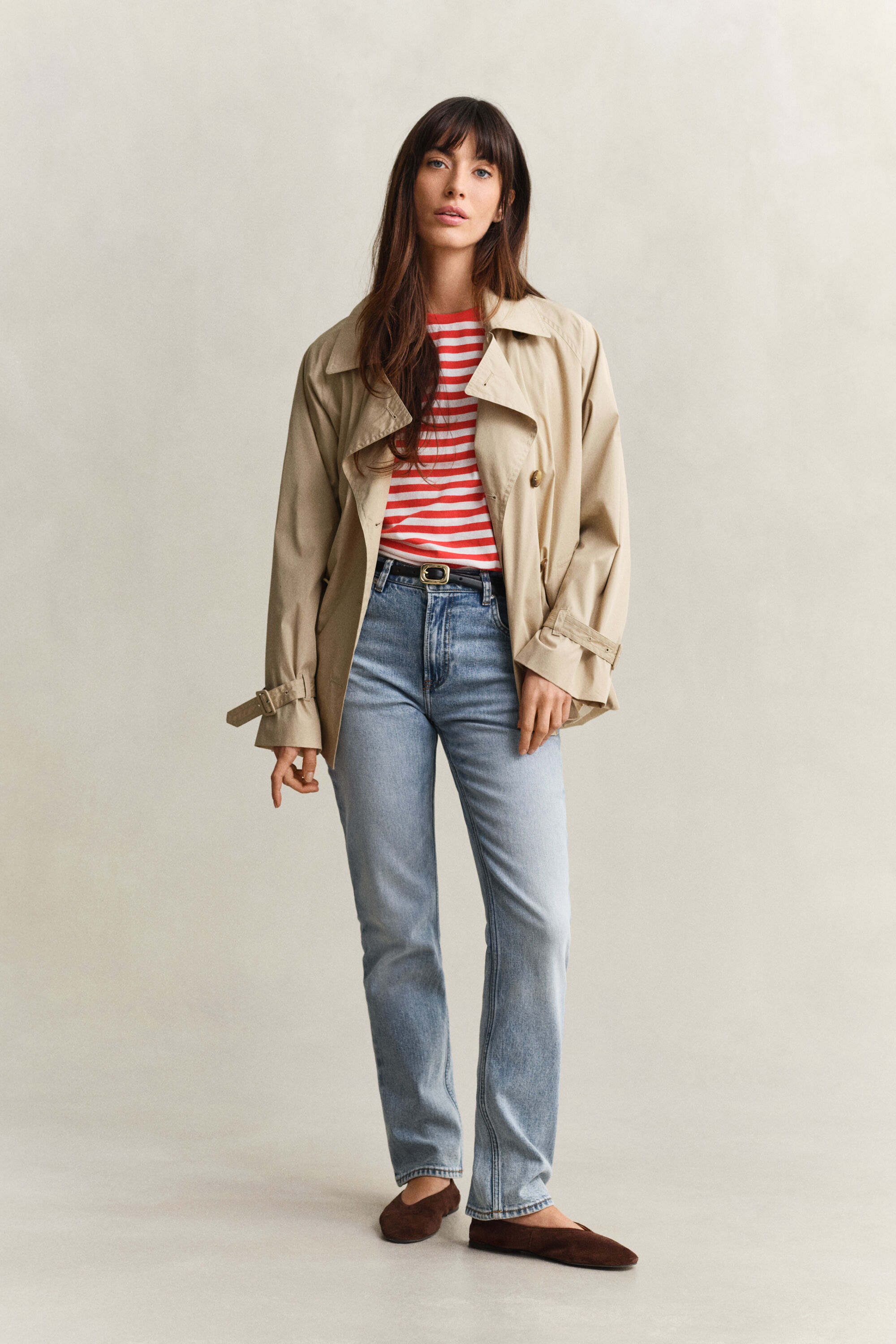 Raidallinen Shield‑t-paita