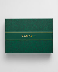 Badge-villapipo ja ‑kaulaliina lahjapakkauksessa