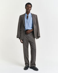 Relaxed fit ‑mitoitettu indigonsininen chambray-paita