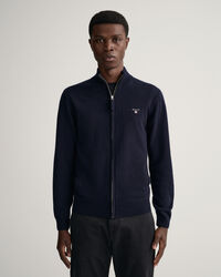 Vetoketjullinen neuletakki erittäin hienosta lampaanvillasta