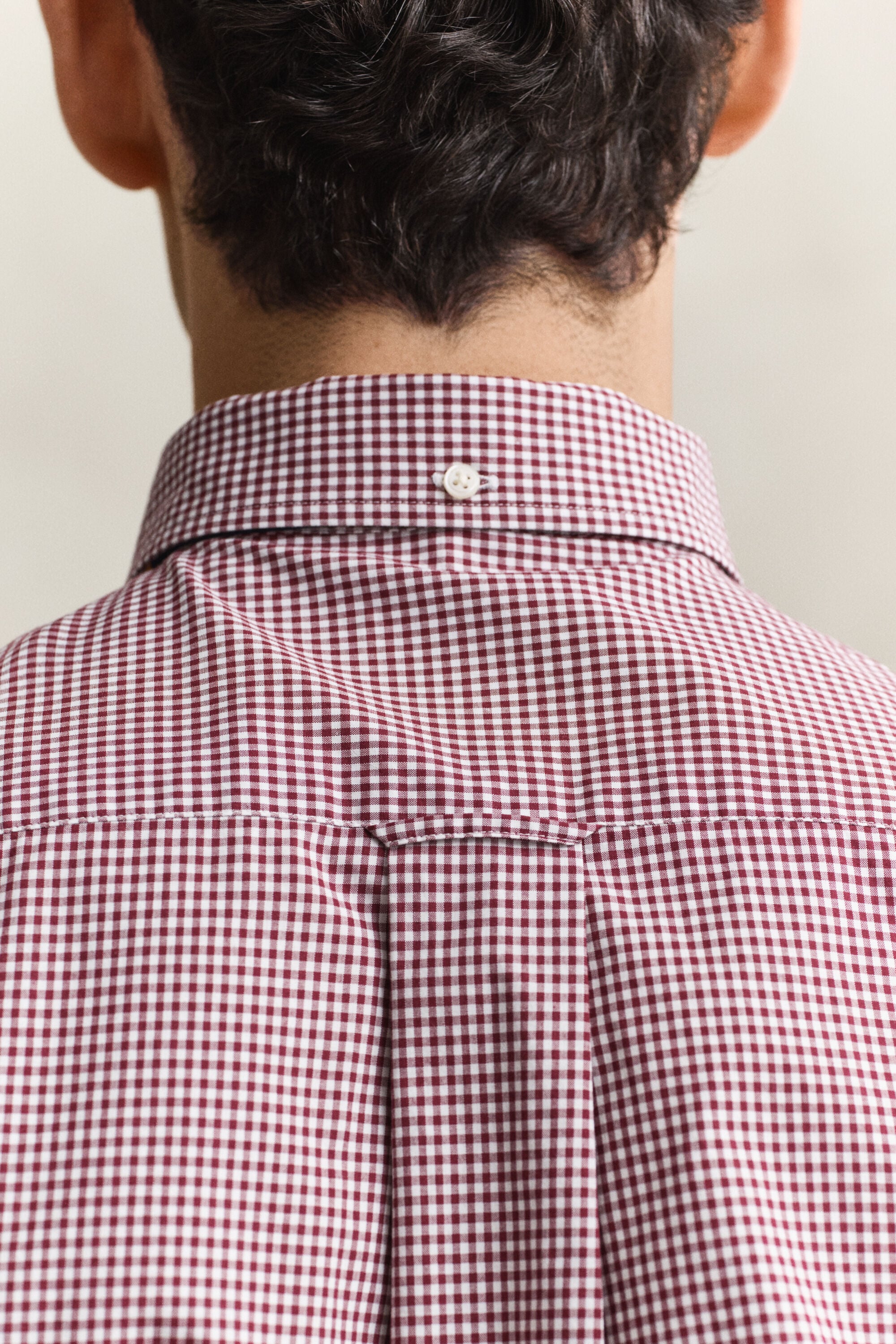 Gingham-ruudullinen Classic-popliinipaita
