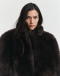 Shearling-takki