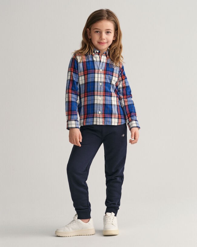 Kids-malliston regular fit ‑mitoitettu ruudullinen flanellipaita
