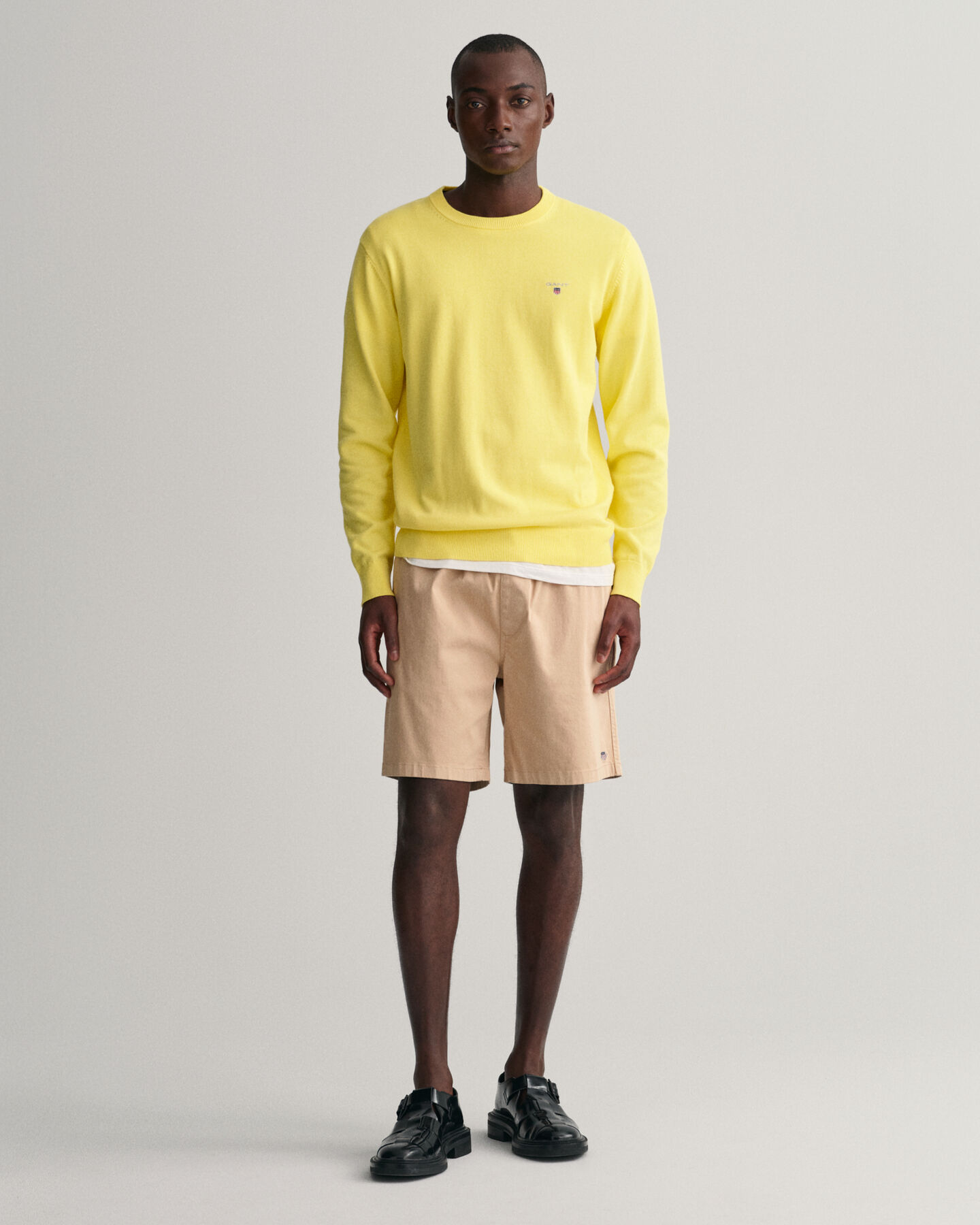 Classic-puuvillaneulepusero, py&ouml;re&auml; p&auml;&auml;ntie