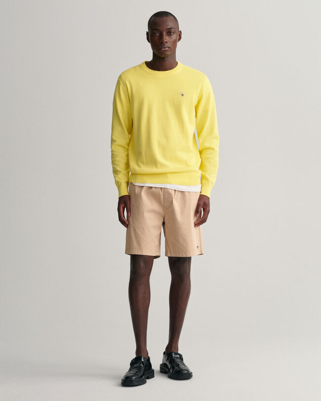 Classic-puuvillaneulepusero, py&ouml;re&auml; p&auml;&auml;ntie