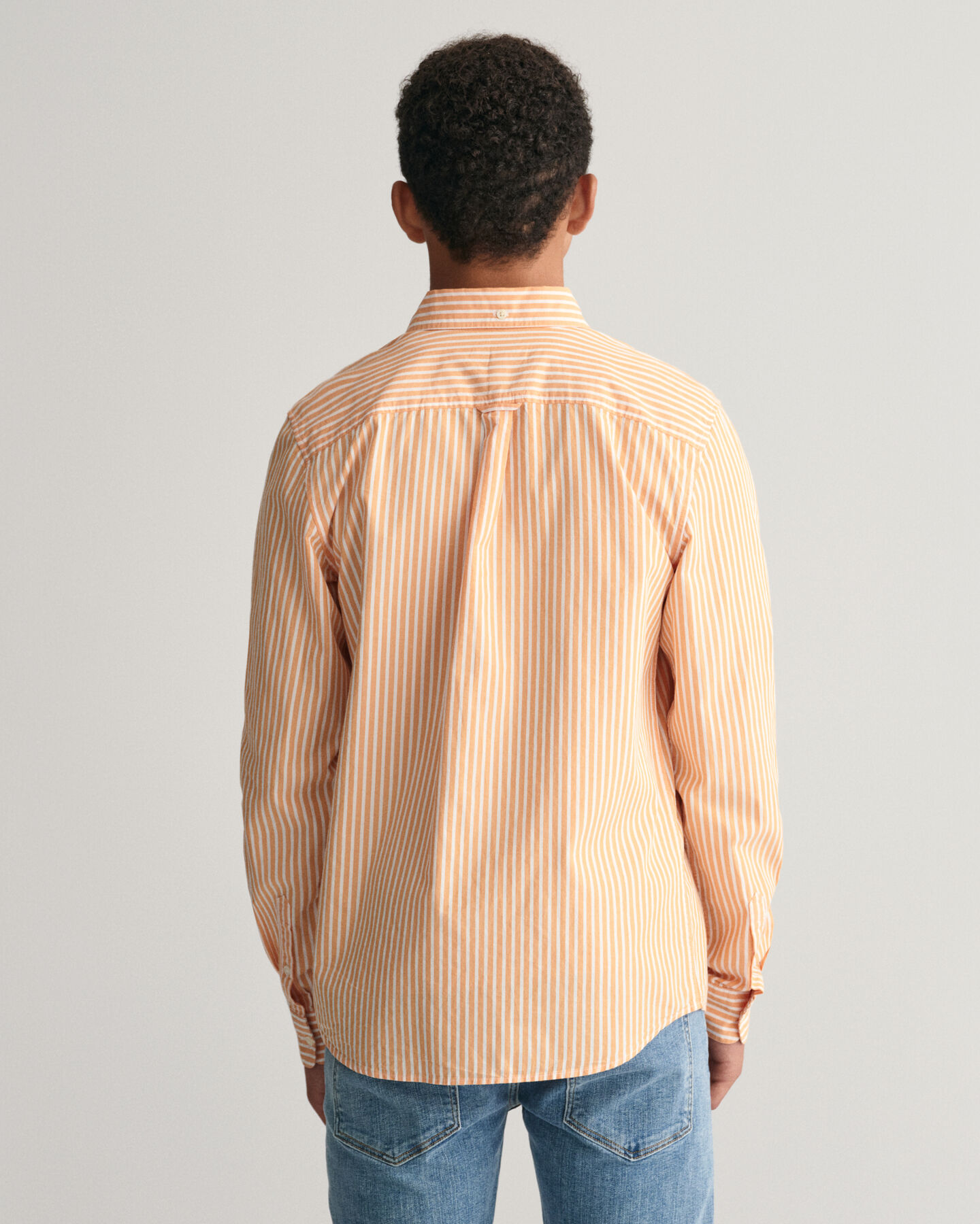 Teens-malliston raidallinen Shield-popliinipaita