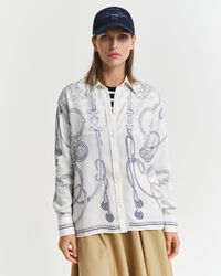 Relaxed fit ‑mitoitettu Sailing-printtipaita