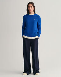 Icon G ‑puuvillaneulepusero, py&ouml;re&auml; p&auml;&auml;ntie