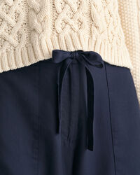 Relaxed Fit Tie Waist Pants