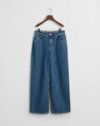 Relaxed fit ‑mitoitetut joustofarkut