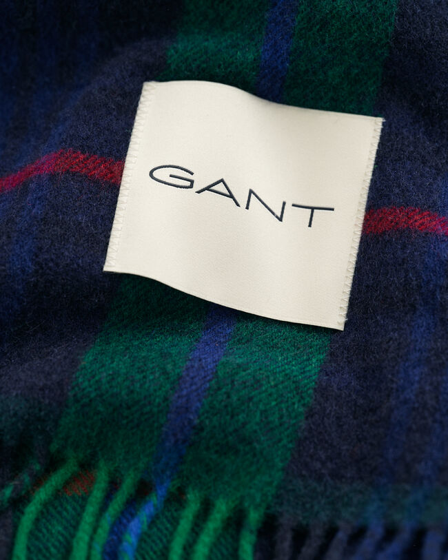 Ruudullinen kašmirsekoitteinen kaulaliina