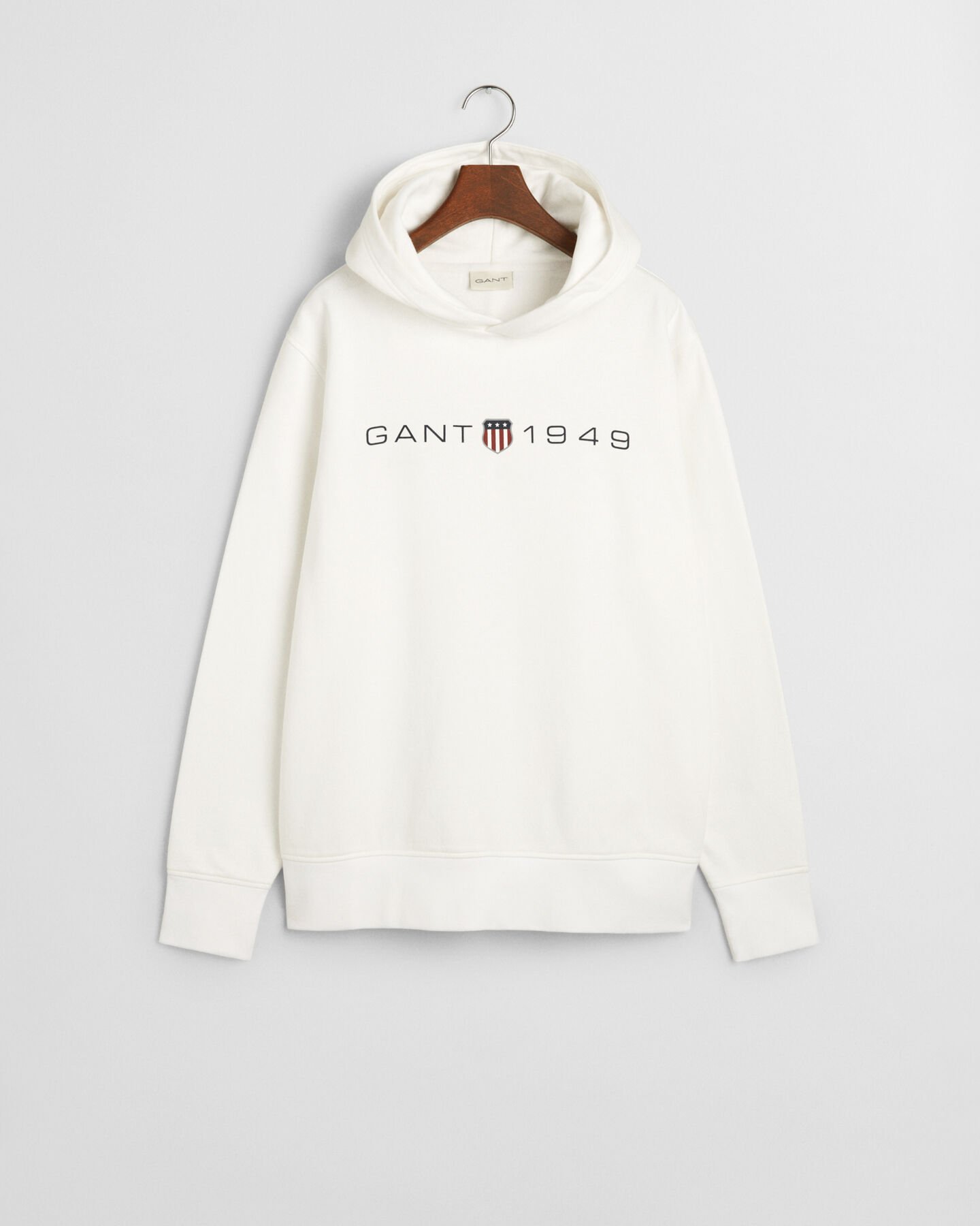 Painatuksella varustettu huppari