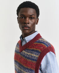 Harjattu Fair Isle ‑liivi