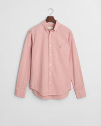 Regular fit ‑mitoitettu seersucker-raitapaita