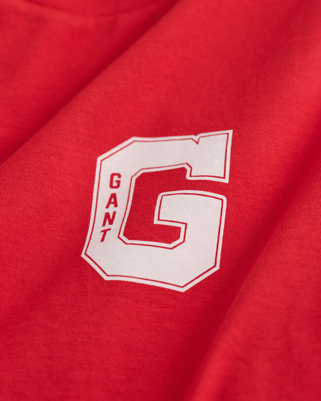 Pitkähihainen G-t-paita, jossa pyöreä pääntie