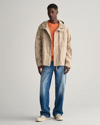 Puuvillainen Windbreaker-takki