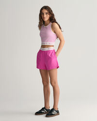 Teen Girls ‑malliston raidallinen ribbineuletoppi