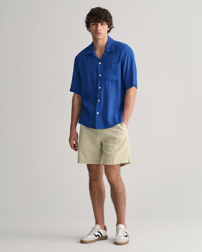 Relaxed fit ‑mitoitettu kohopintainen paita