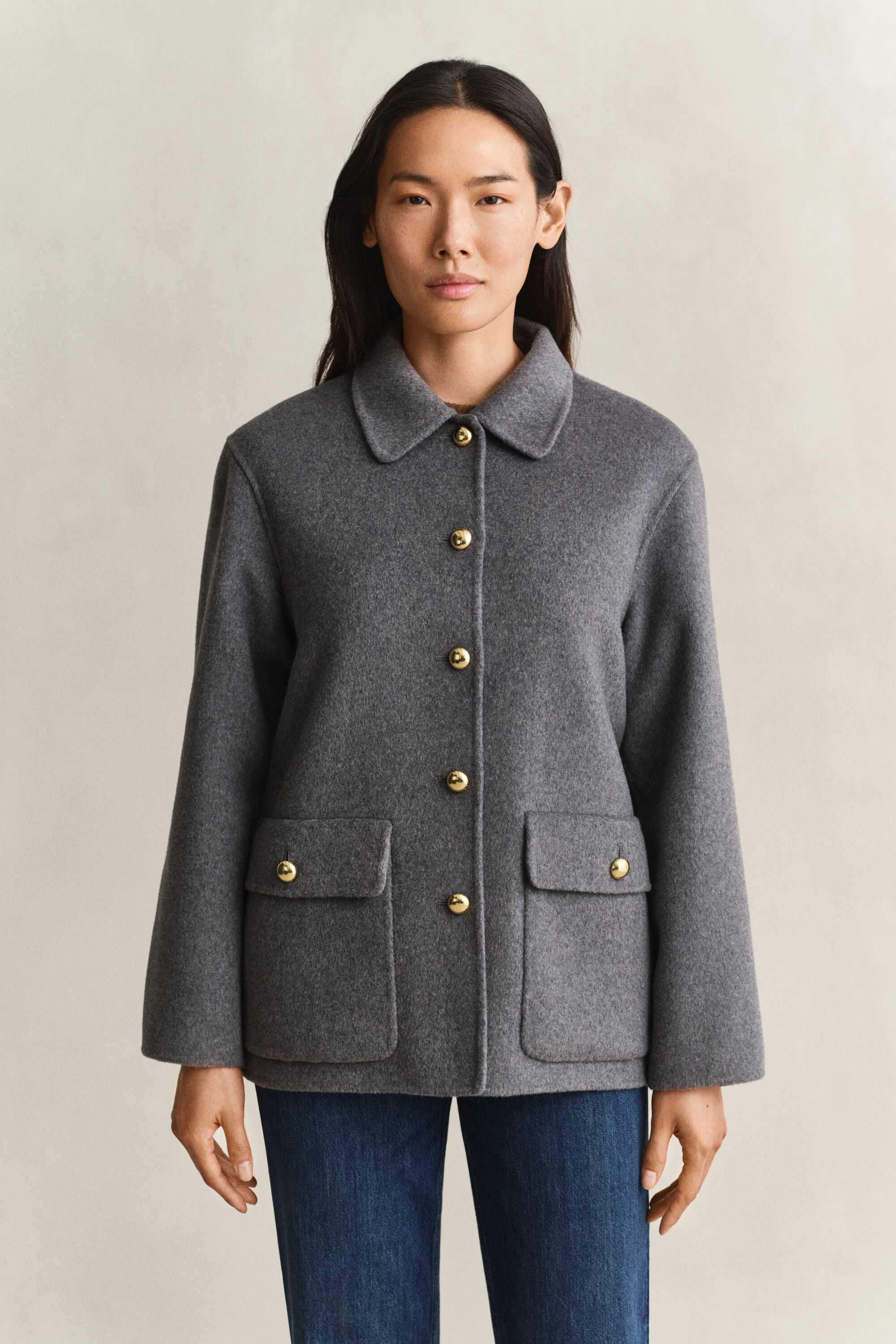 Käsin tikattu takki