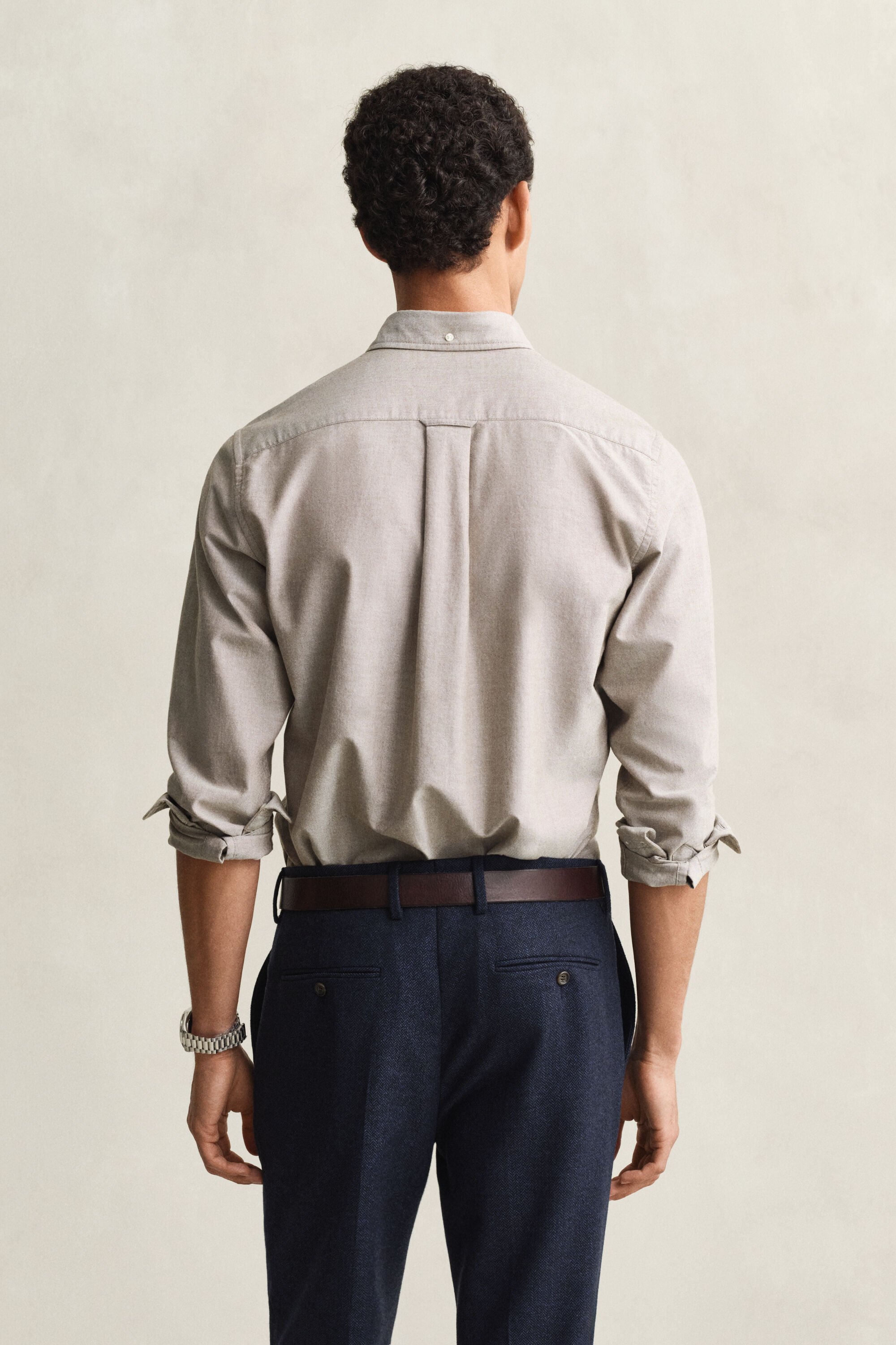 Regular fit ‑mitoitettu klassinen oxford-paita