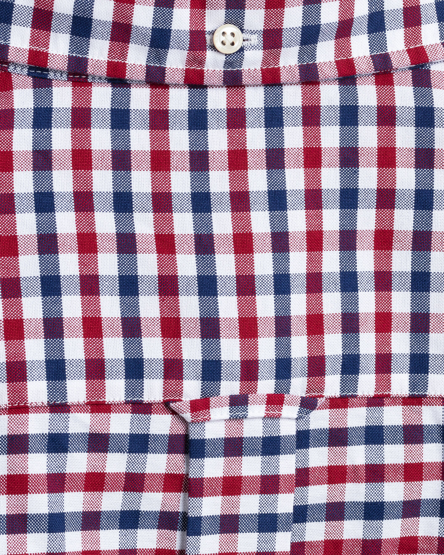 Kaksiv&auml;rinen regular fit ‑mitoitettu, gingham-ruutuinen oxford-paita