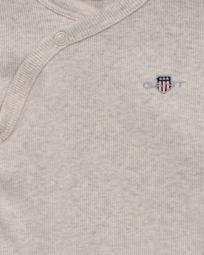 Baby-malliston ribbineulottu Shield‑kietaisubody