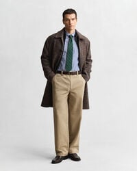 Regular fit ‑mitoitettu raidallinen Classic-popliinipaita