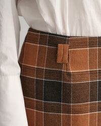 Ruudullinen villakankainen minihame