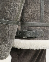 Shearling-takki