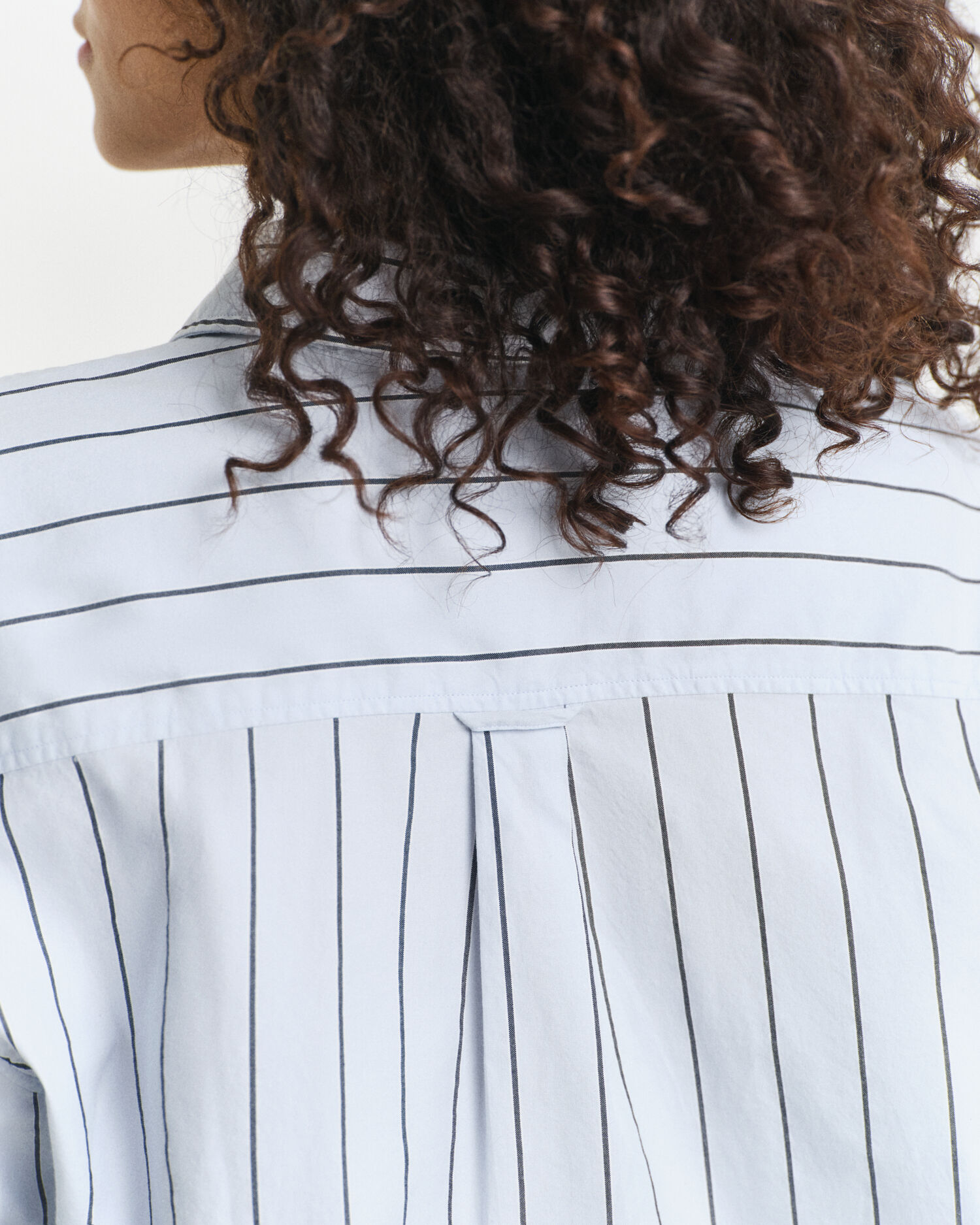 Relaxed fit ‑mitoitettu raidallinen Luxury-oxford-paita