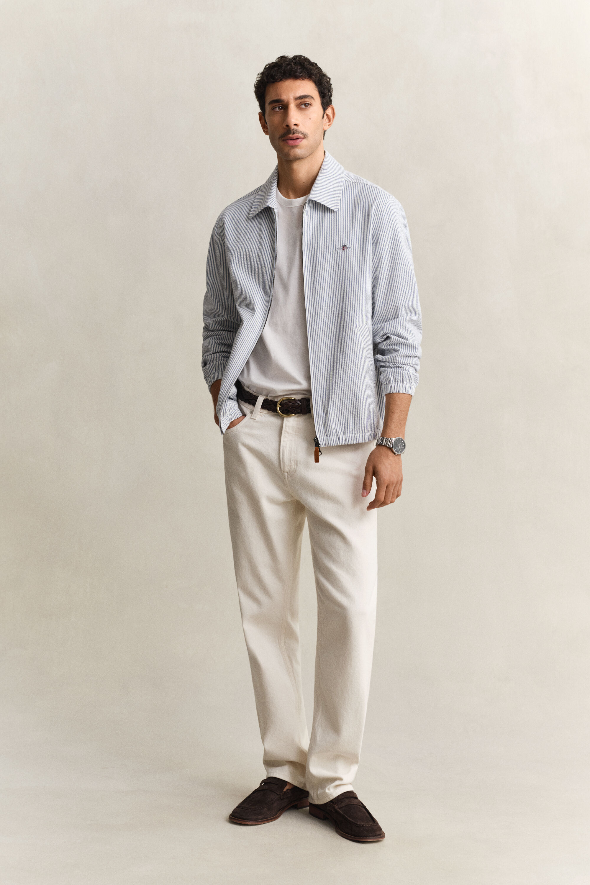 Seersucker-Windcheater-takki