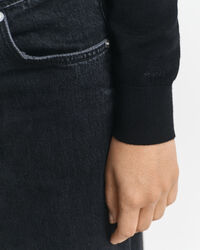 Ohut merinovillaneule, v-pääntie