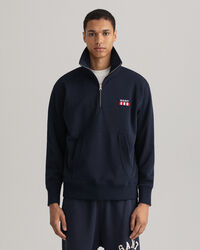 Retro Flag ‑neulepusero puolivetoketjulla