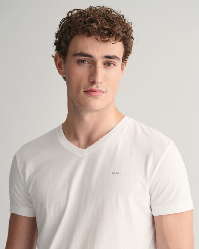 T‑paita, v‑p&auml;&auml;ntie (2&nbsp;kpl)