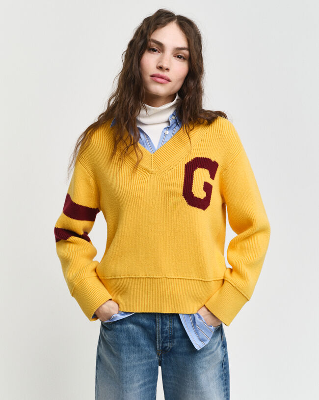 GANT Varsity ‑v‑neulepusero