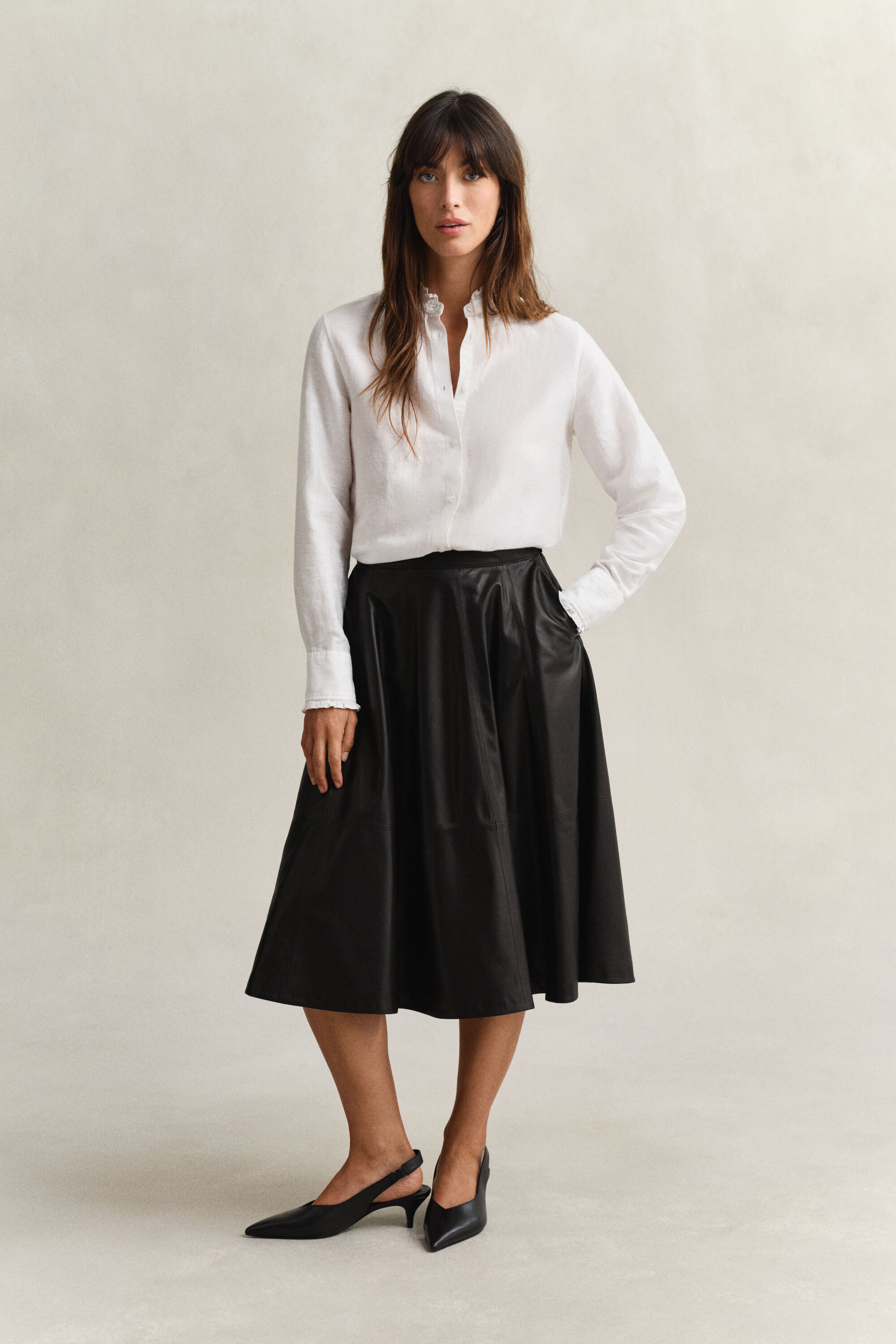 Röyhelöpusero pellavasekoitetta