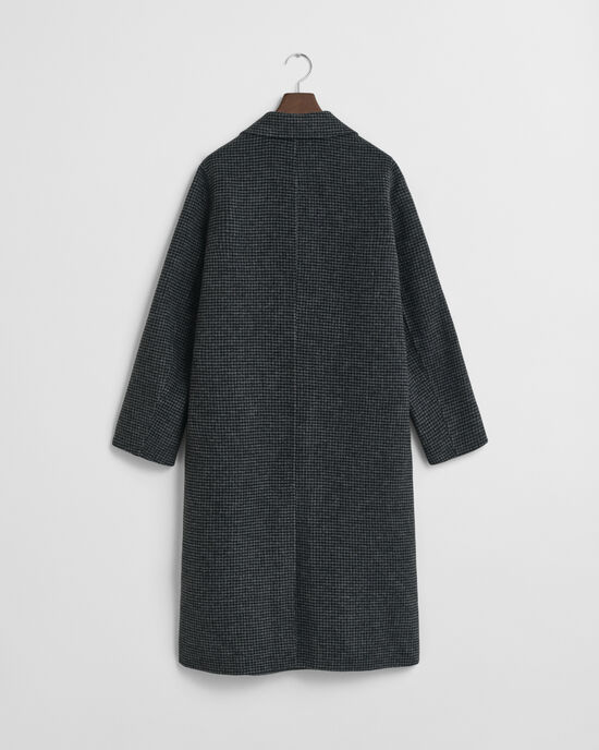 Ruudullinen käsin tikattu takki