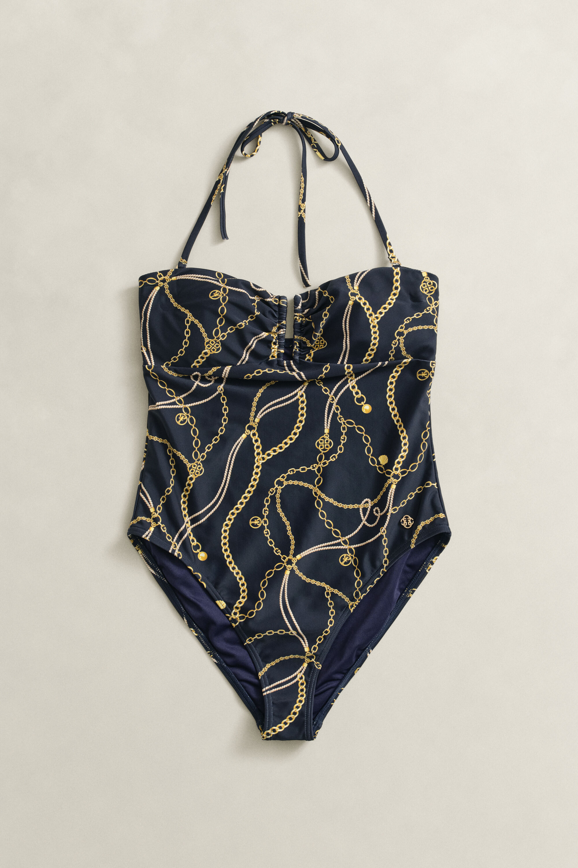 Topattu kuviollinen uimapuku