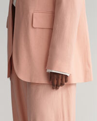 Regular fit ‑mitoitettu joustava pellavableiseri