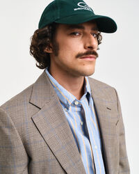 Regular fit ‑mitoitettu glen-ruudullinen bleiseri