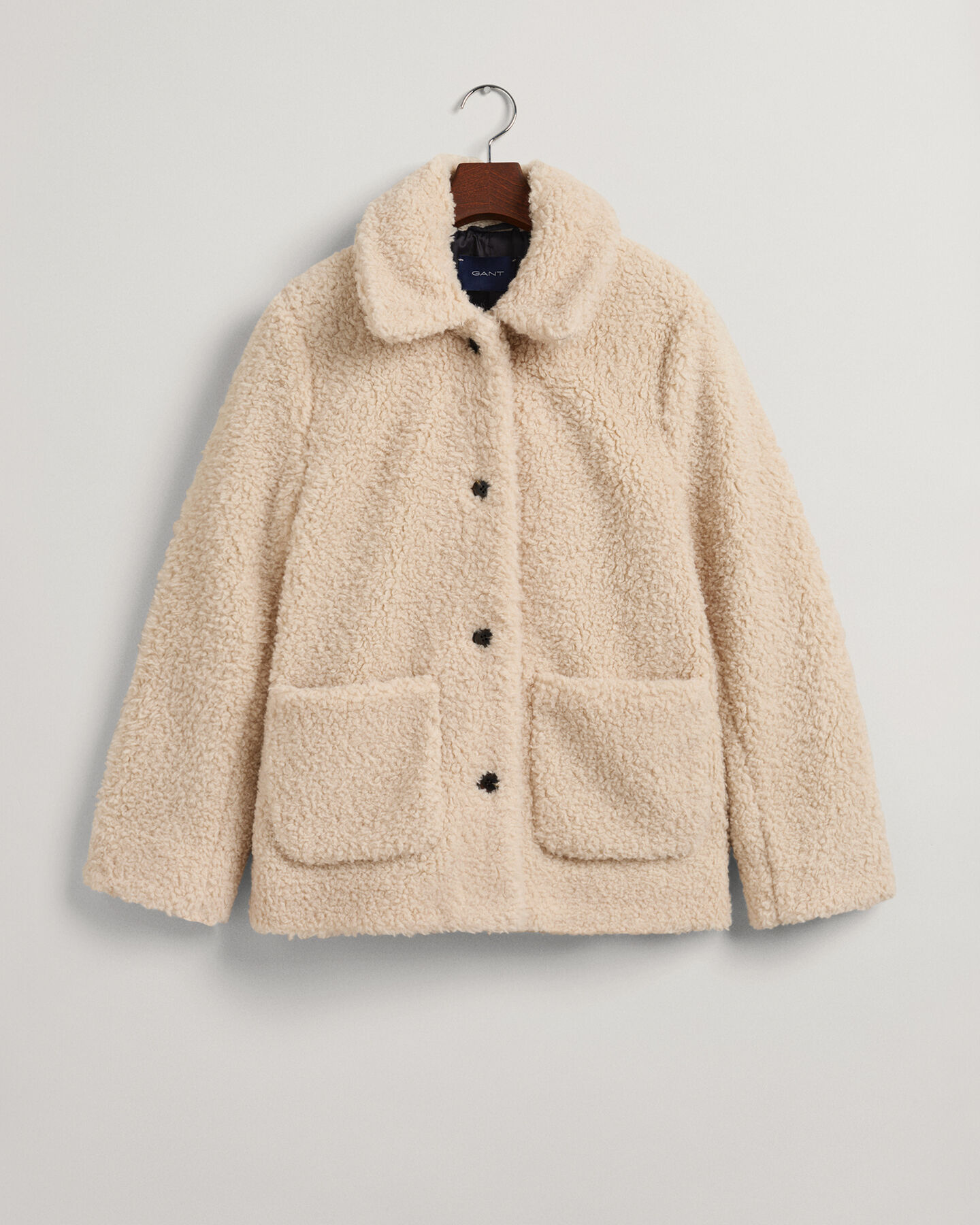 Teddykankainen takki