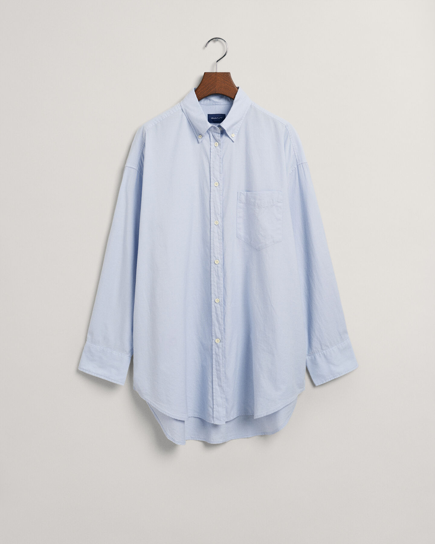 Oversized fit ‑mitoitettu Luxury-oxford-paita
