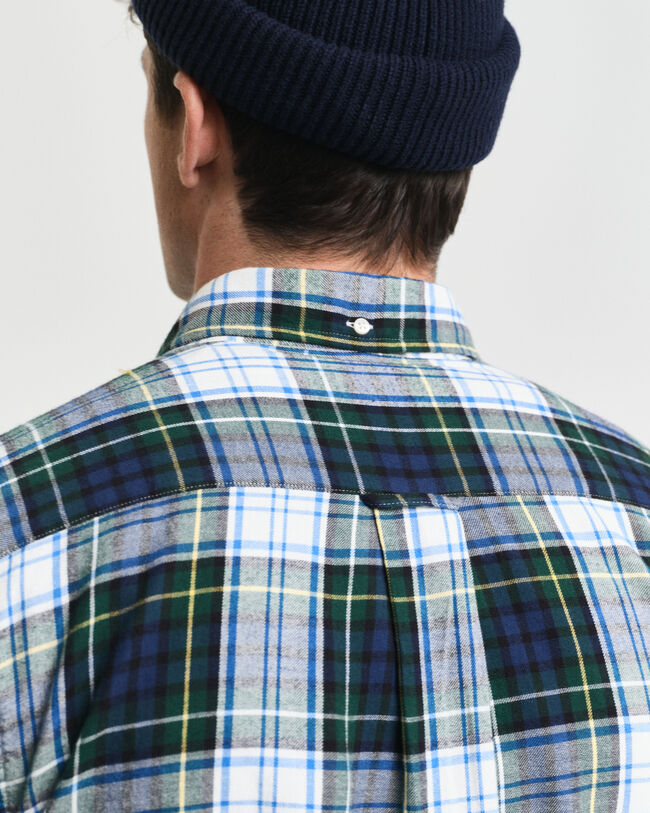 Regular Fit Checked Flannel Shirt