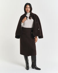 Käsin tikattu kietaisumallinen midihame