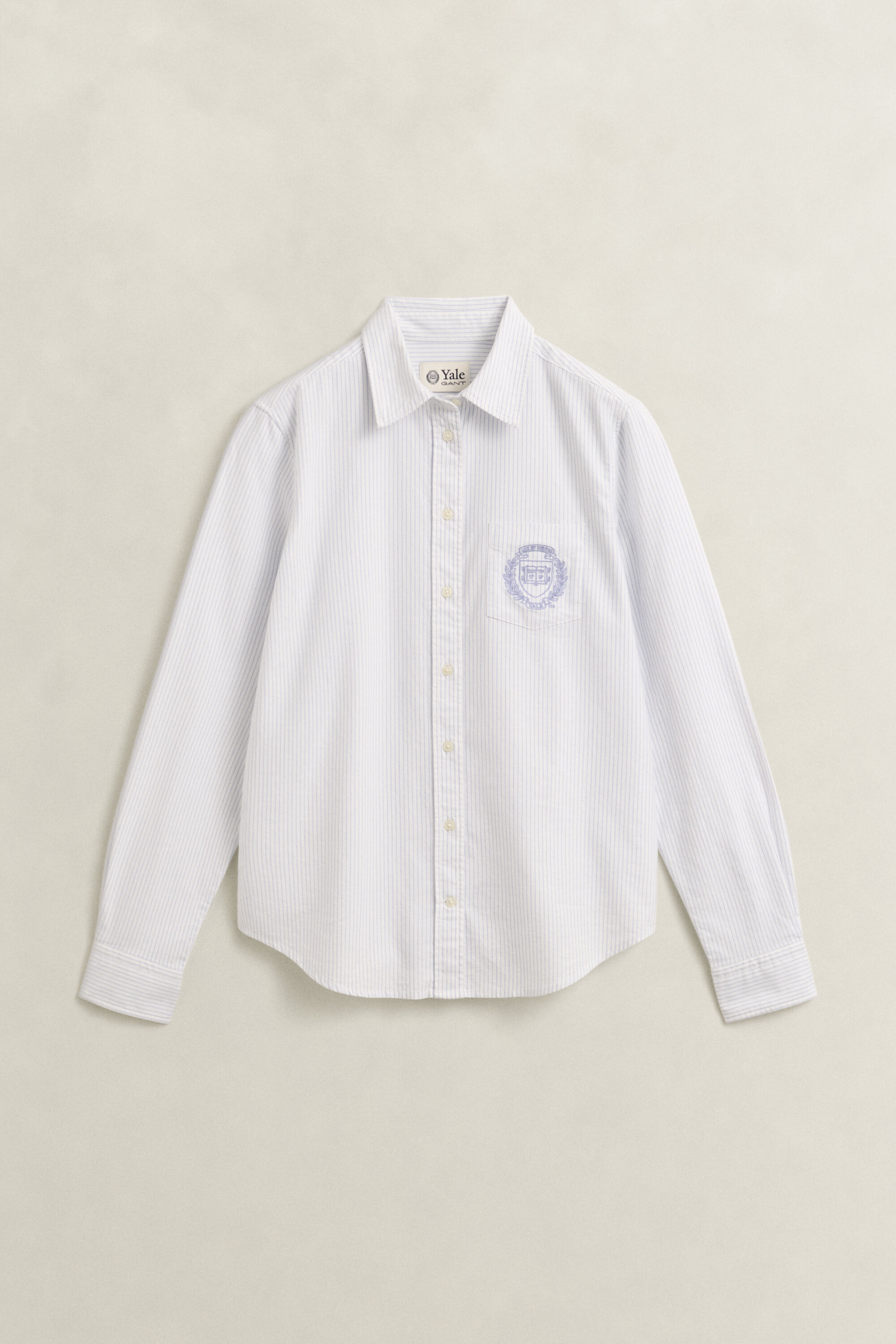 Raidallinen Gant x Yale-oxford-paita